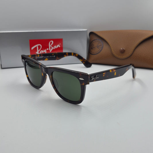 Solaires: RAYBAN Wayfarer Classic RB2140 Marron havane/vert