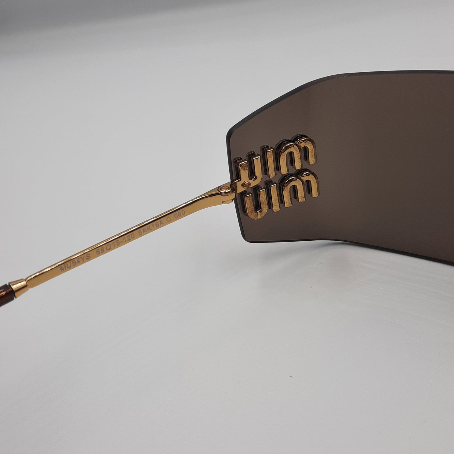 Solaires: MIUMIU MU54YS marron/GOLD