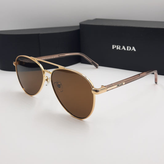 Solaires: PRADA SPRA58 rose gold