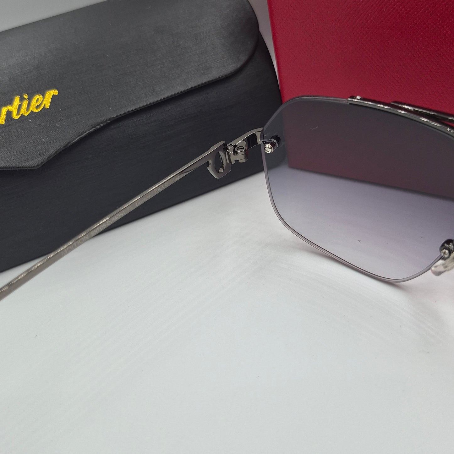Solaires: CARTIER CT0426S santos dumont noir