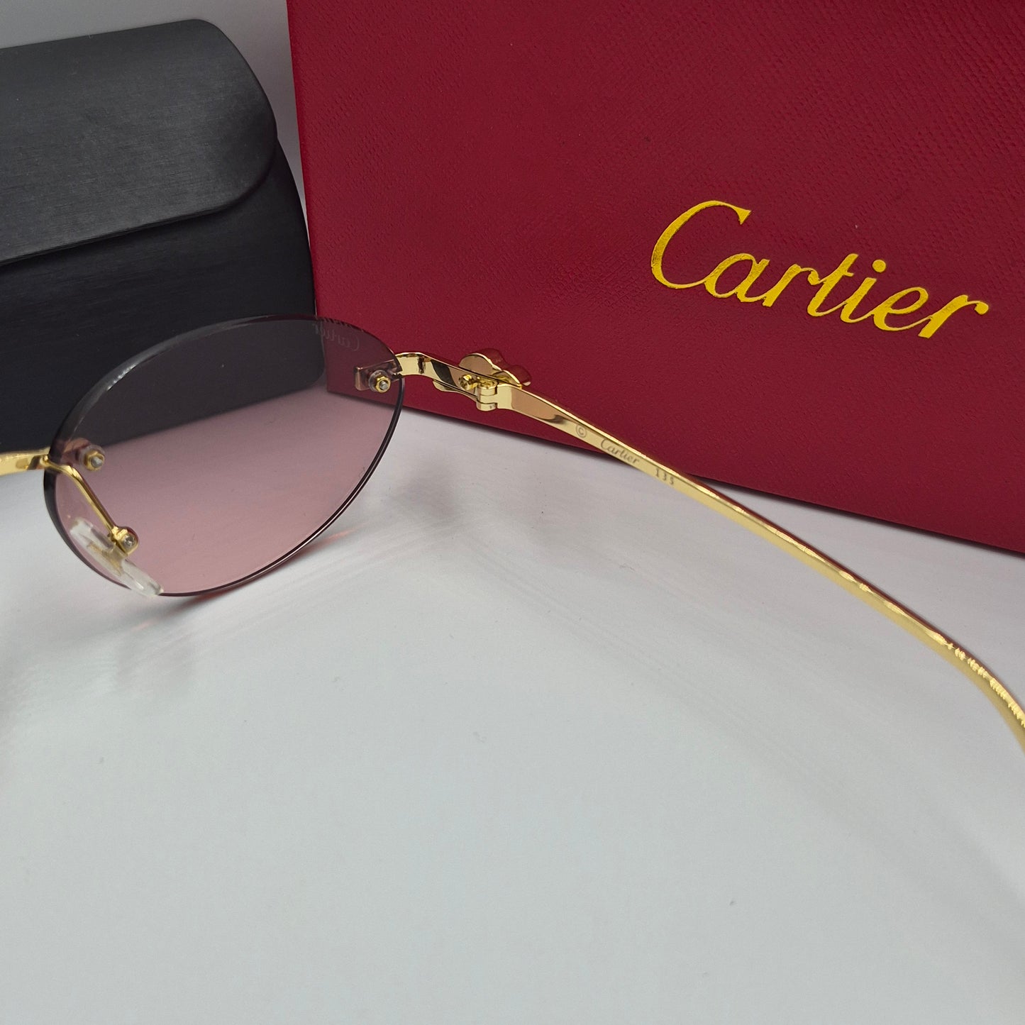 Solaires: CARTIER PANTHERE CT0504S doré rose
