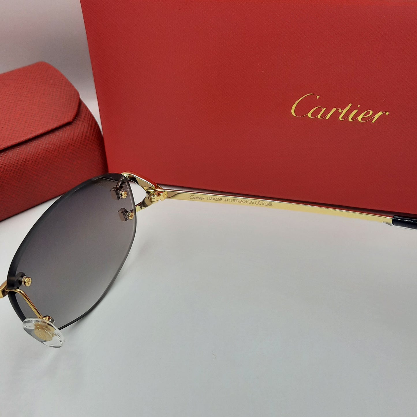 Solaires: CARTIER C decor CT0467S doré noir