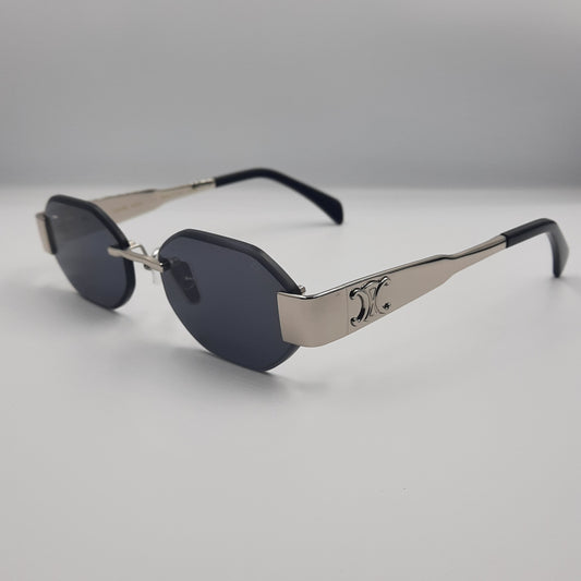Solaires: CELINE Triomphe CL42119U argenté noir