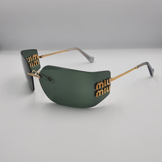 Solaires: MIUMIU MU54YS vert/GOLD