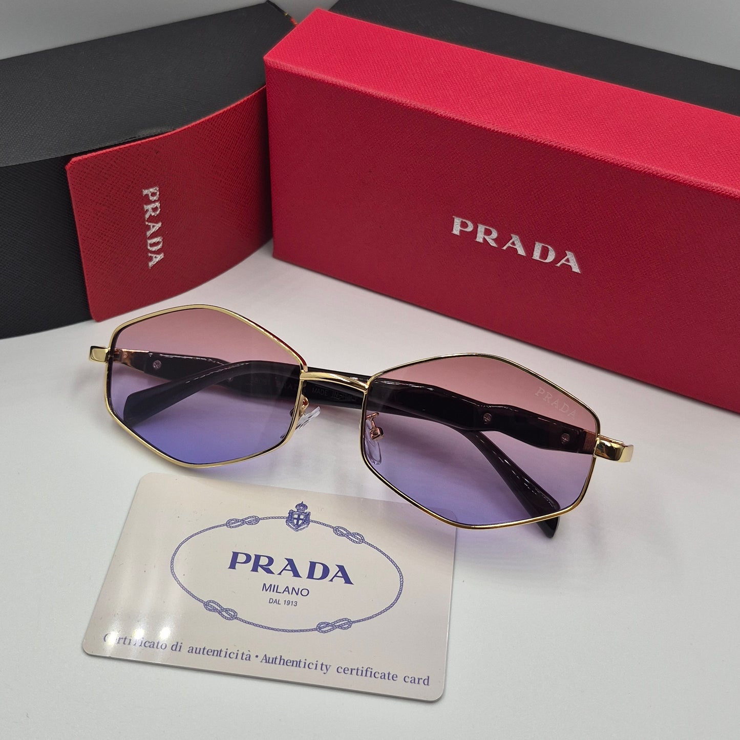 Solaires: PRADA  rose californie
