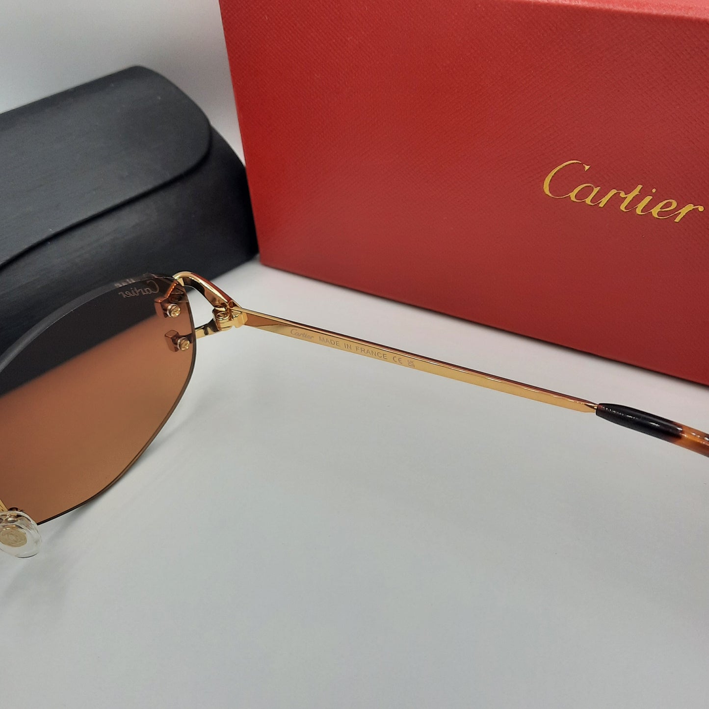 Solaires: CARTIER C decor CT0467S doré marron
