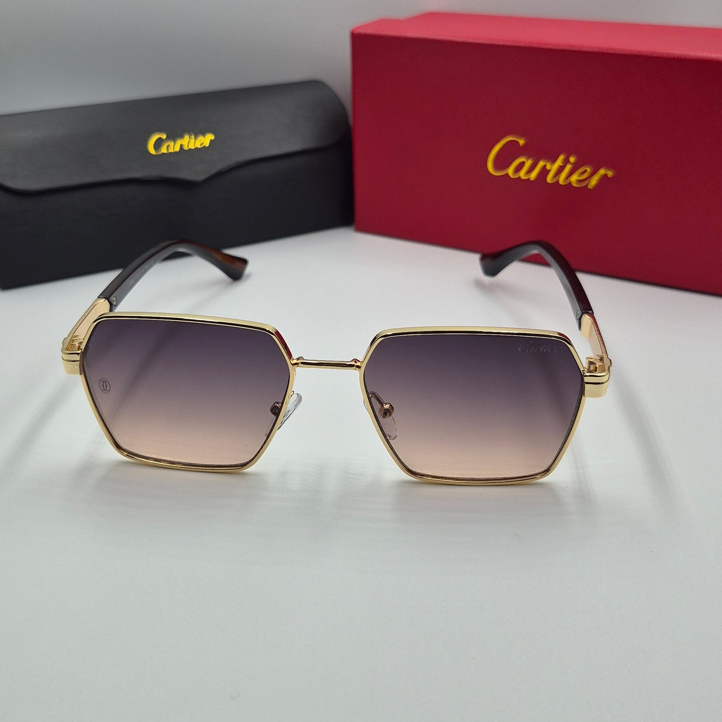 Solaires: CARTIER doré sunset