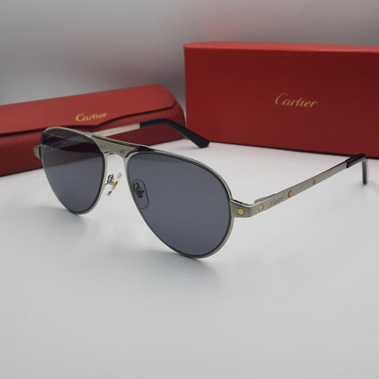 Solaires: CARTIER SANTOS CT0533S argenté