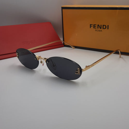 Solaires: Fendi FE4075US doré noir