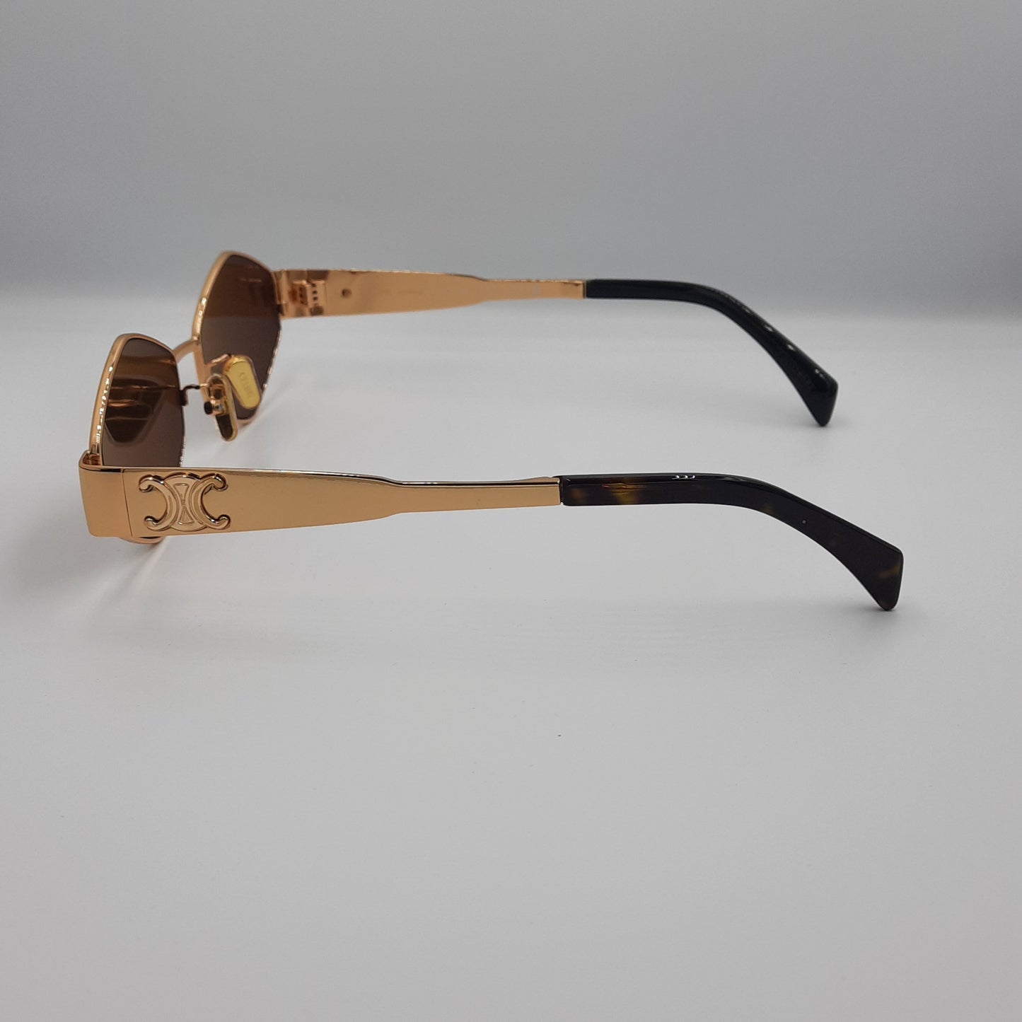 Solaires: CELINE Triomphe CL4S254 doré marron