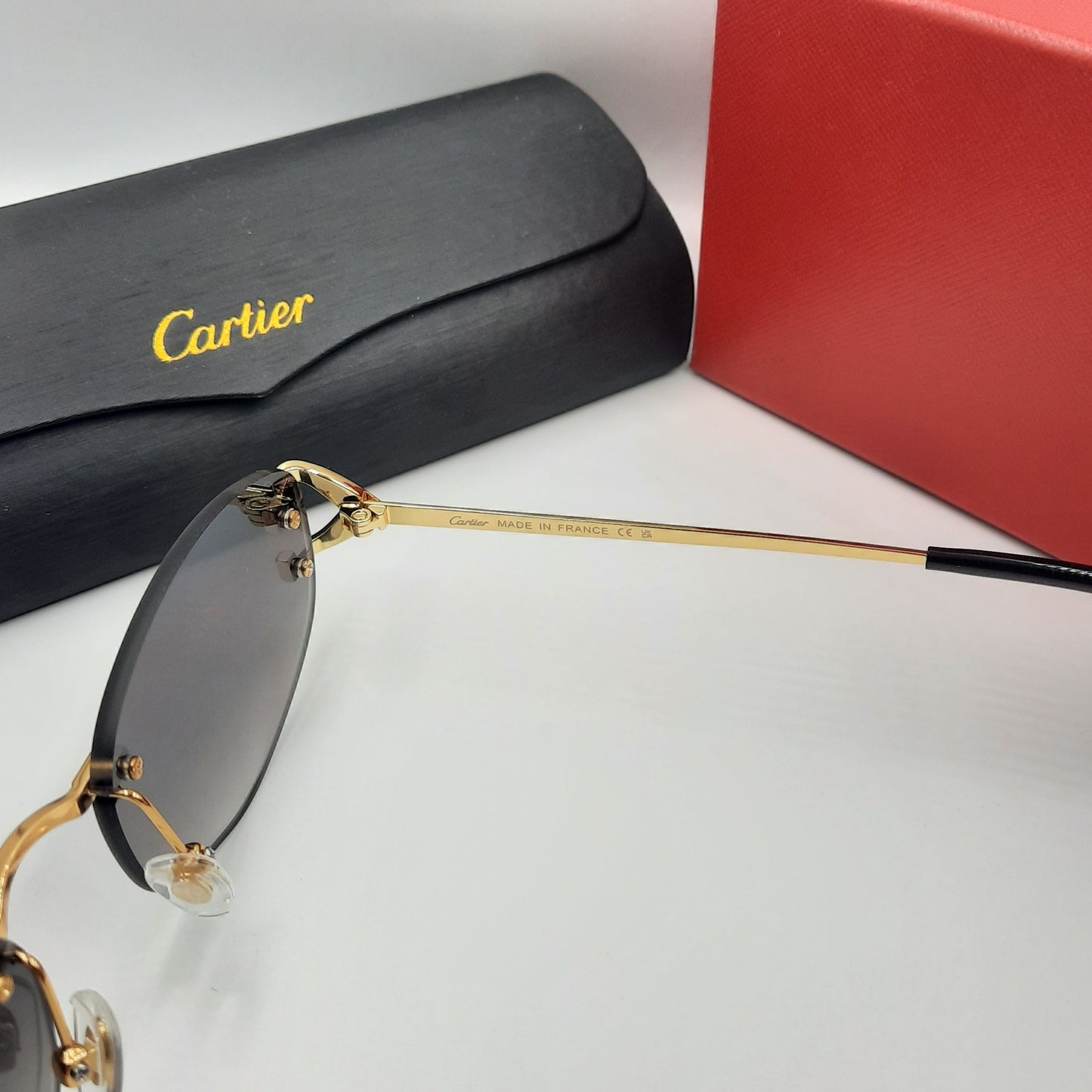 Solaires: CARTIER C decor CT0467S doré noir
