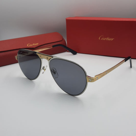 Solaires: CARTIER SANTOS CT0533S doré