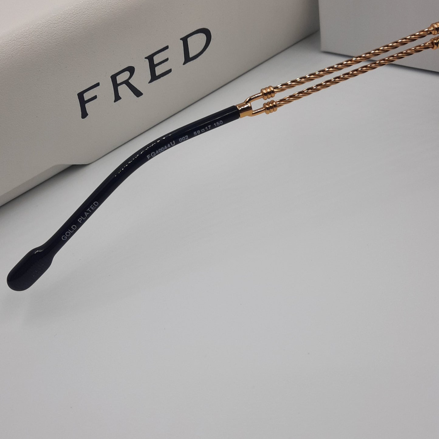 Solaires: FRED FG40044U doré noir