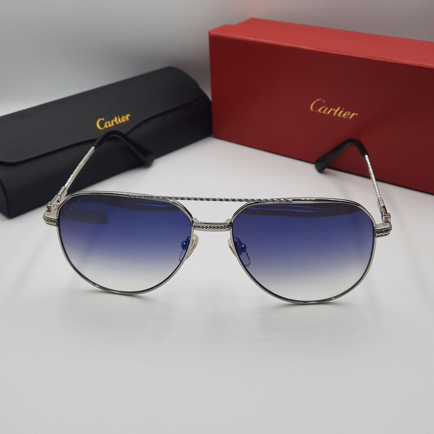 Solaires: CARTIER CT0618S argenté dégradé