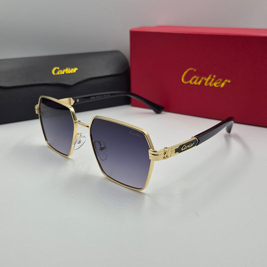 Solaires: CARTIER doré noir