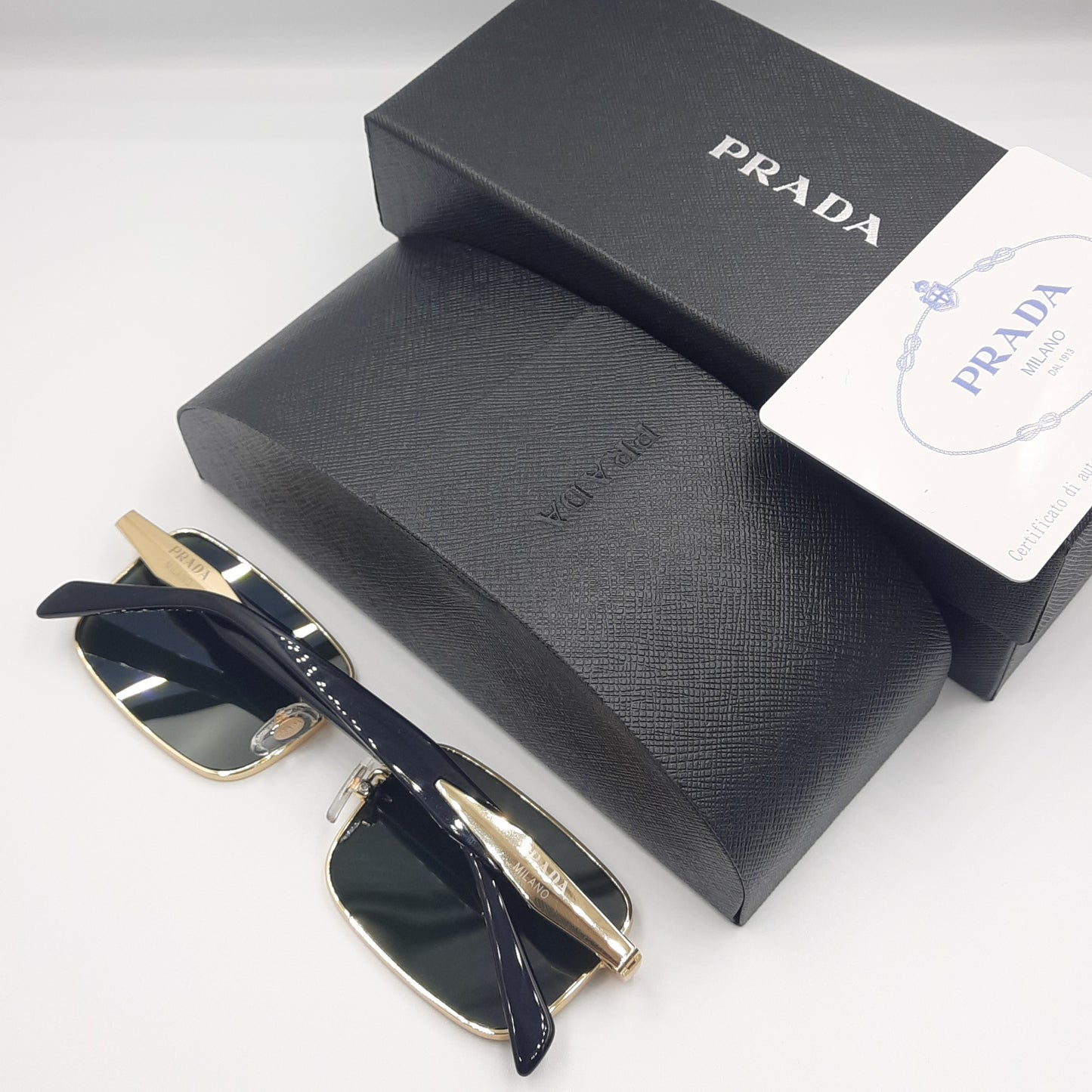 Solaires: PRADA PR69ZS doré noir vert